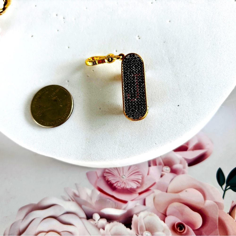 Juicy Couture Vintage Pave Signature Skateboard Charm